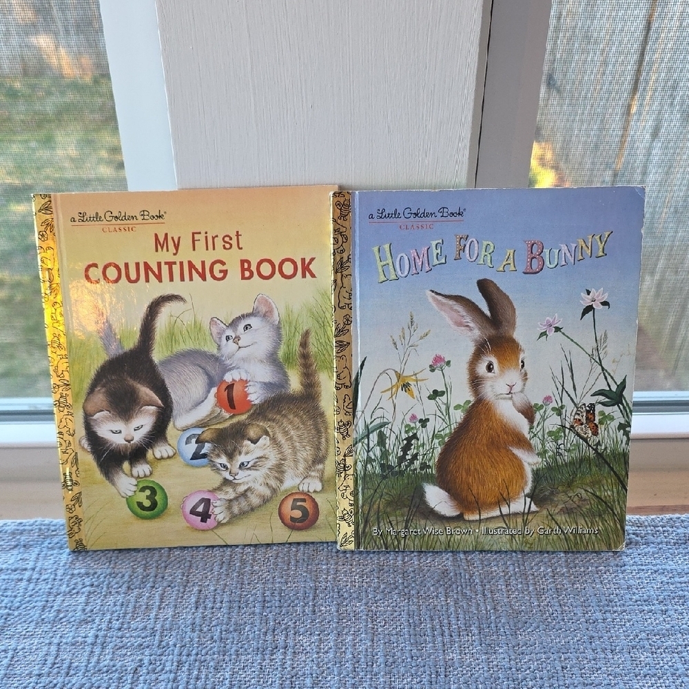 Little Golden Books Set - The Counting Book and Home For A Bunny